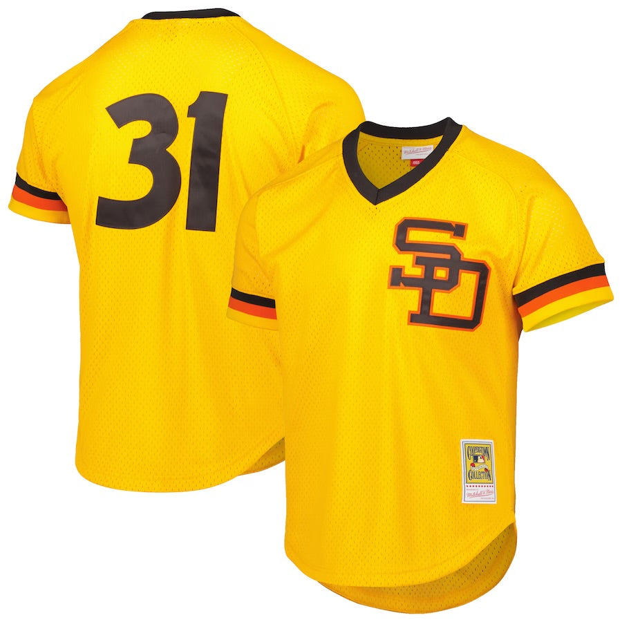San Diego Padres Yellow Dave WinField 31 Jersey – CAP USA NYC
