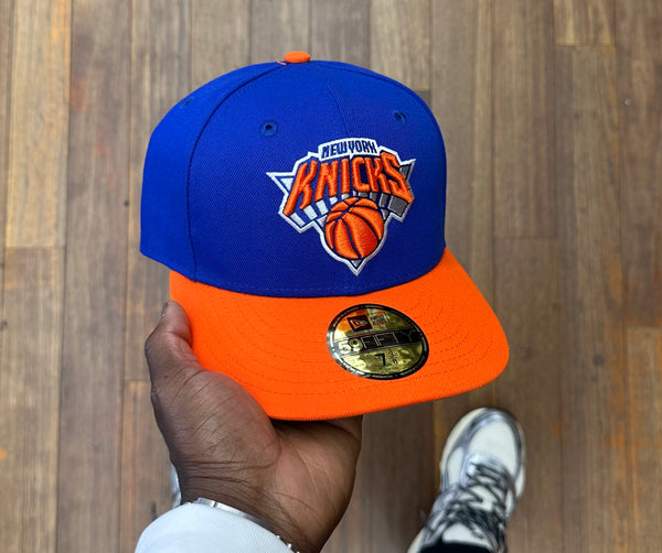 New York Knicks Royal Blue and Orange No Patch