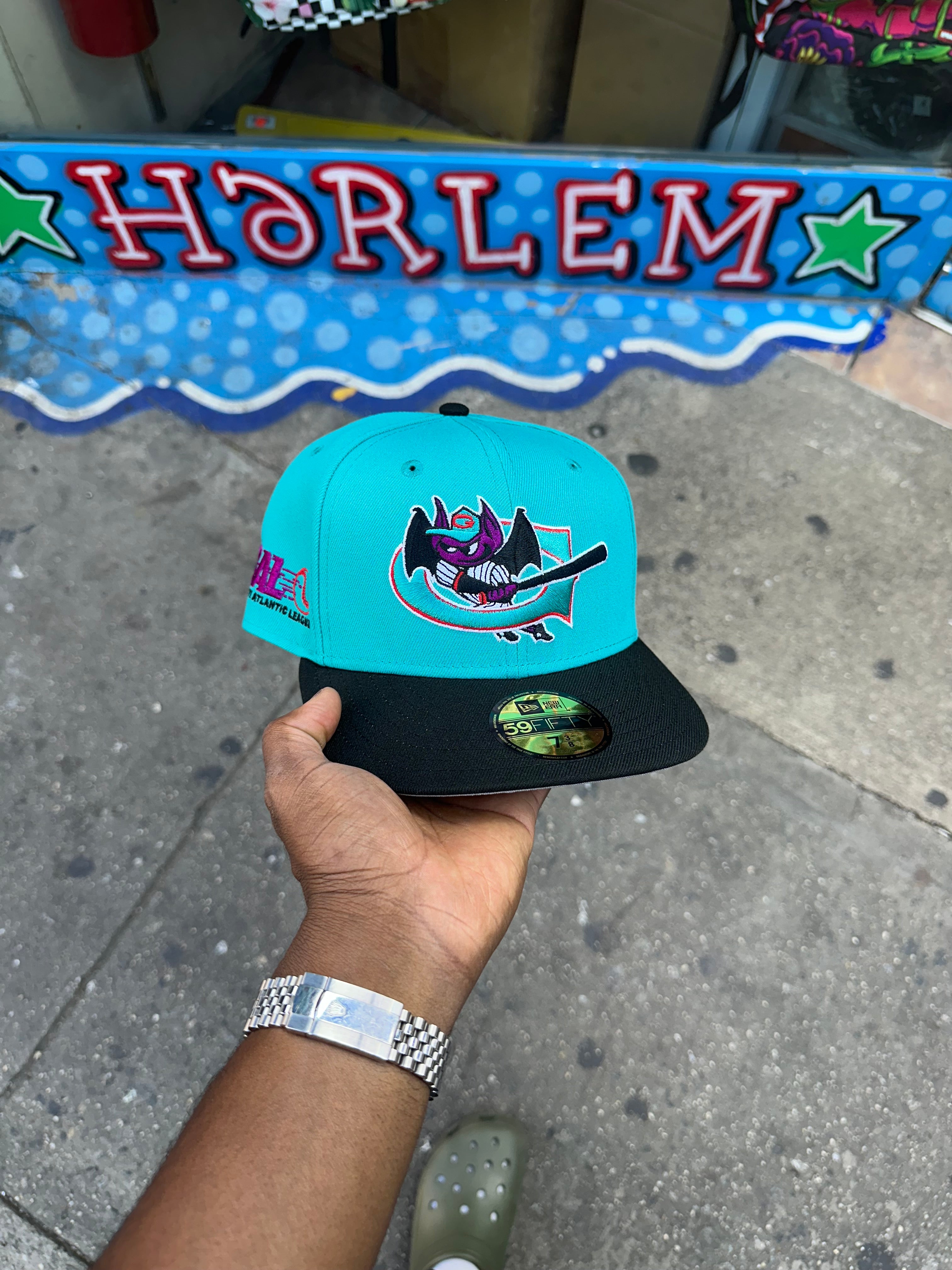 Greensboro Bats Teal and Black MiLB – CAP USA NYC