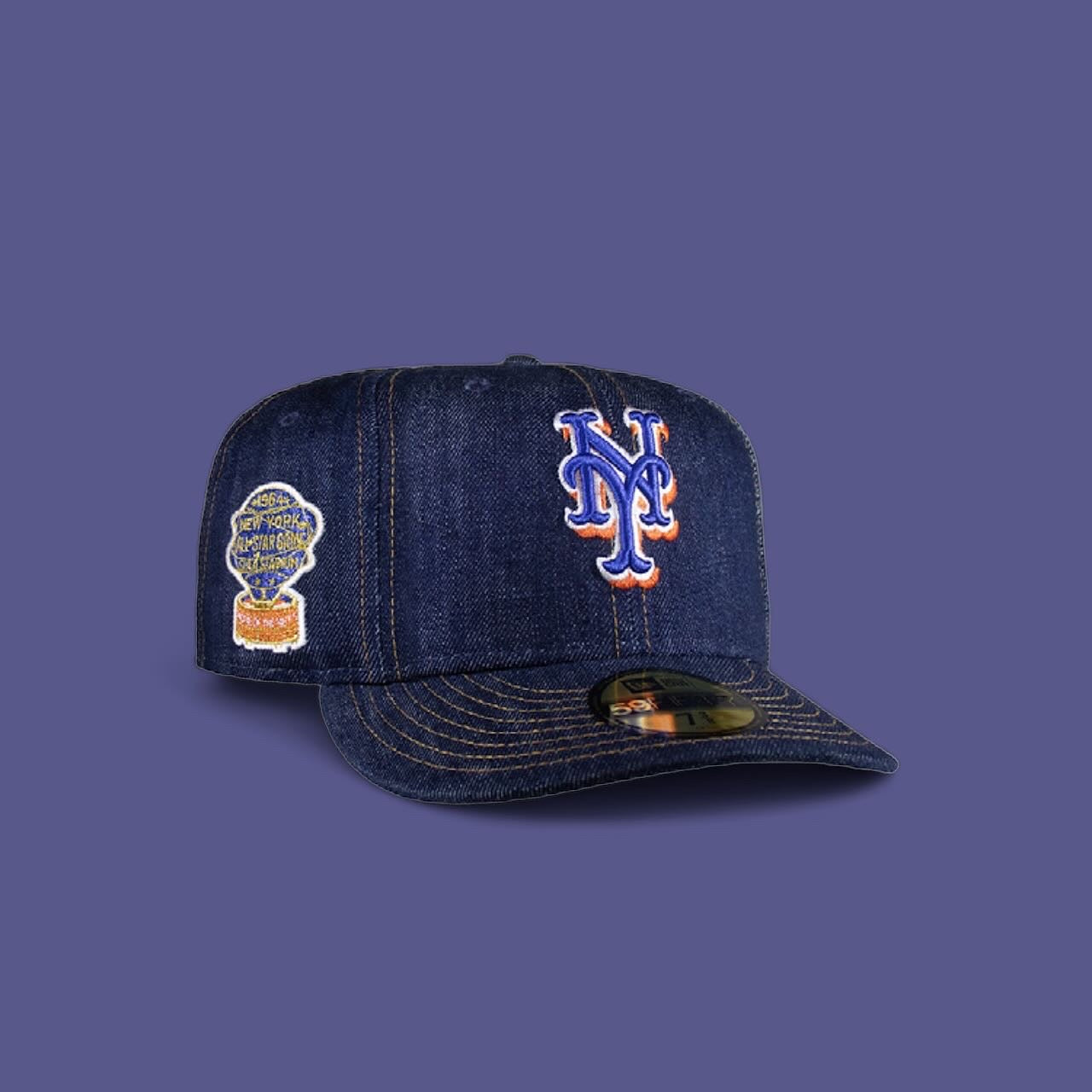 Navy mets hat best sale