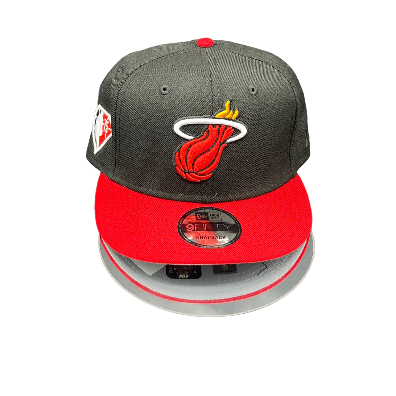 Miami Heat Black and Red 950 SnapBack 75TH CAP USA NYC