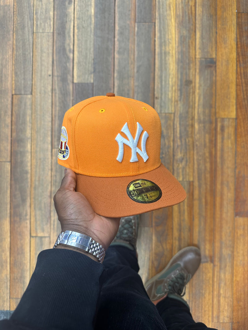New York Yankees Orange and Dark Orange 2 tone 1952 World Series