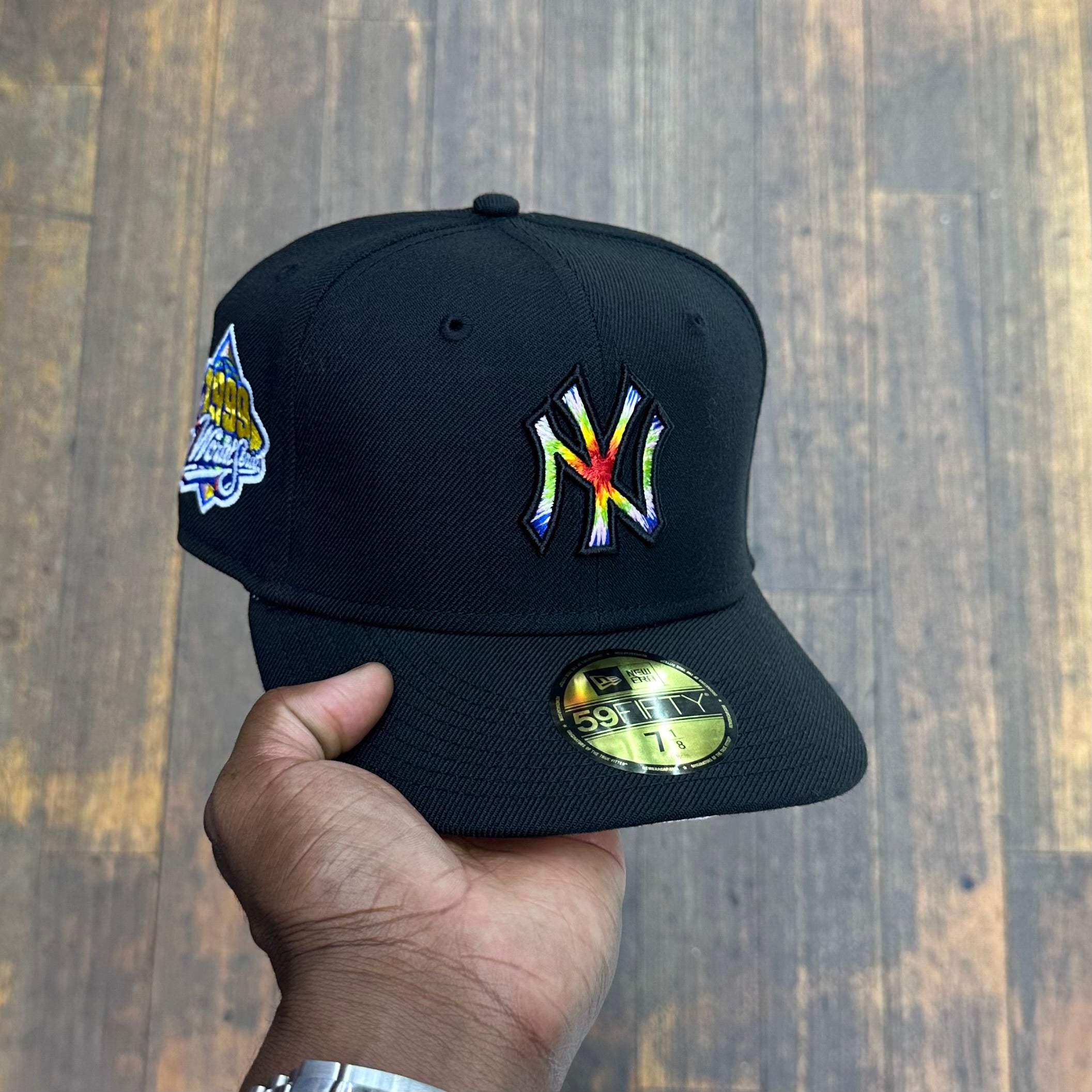 New York Yankees Black Tie Dye 1999 WS Pink UV – CAP USA NYC