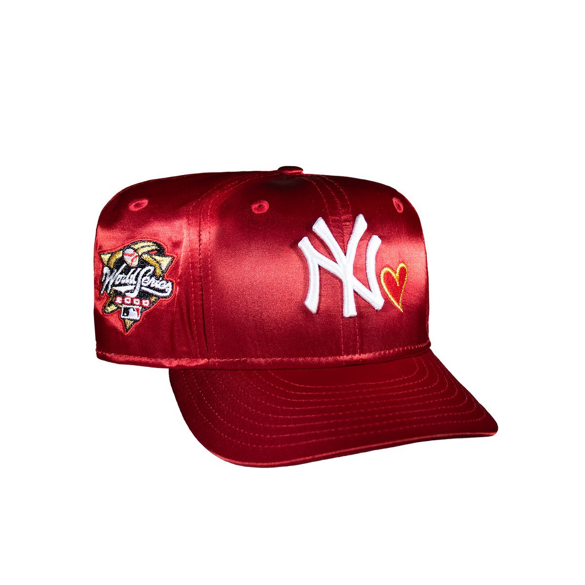 New York Yankees Satin Red Heart 200 World Series – CAP USA NYC