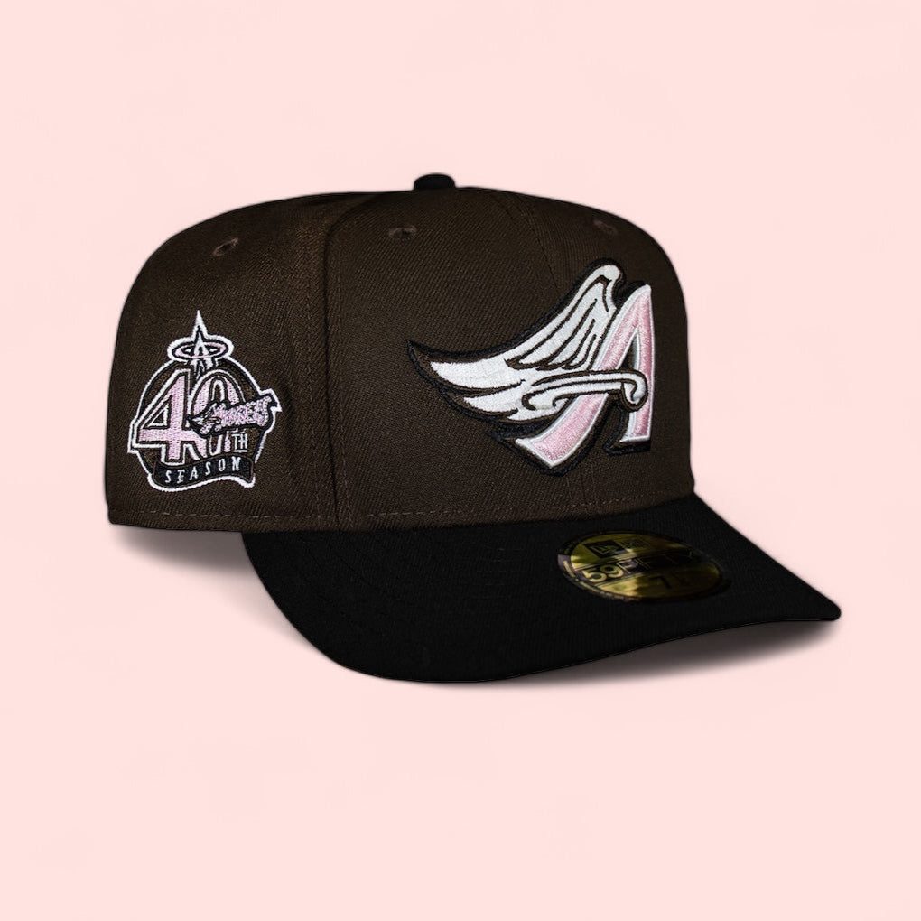 Anaheim Angels Mocha Brown & Black w/ Pink UV 40Th Anniversary