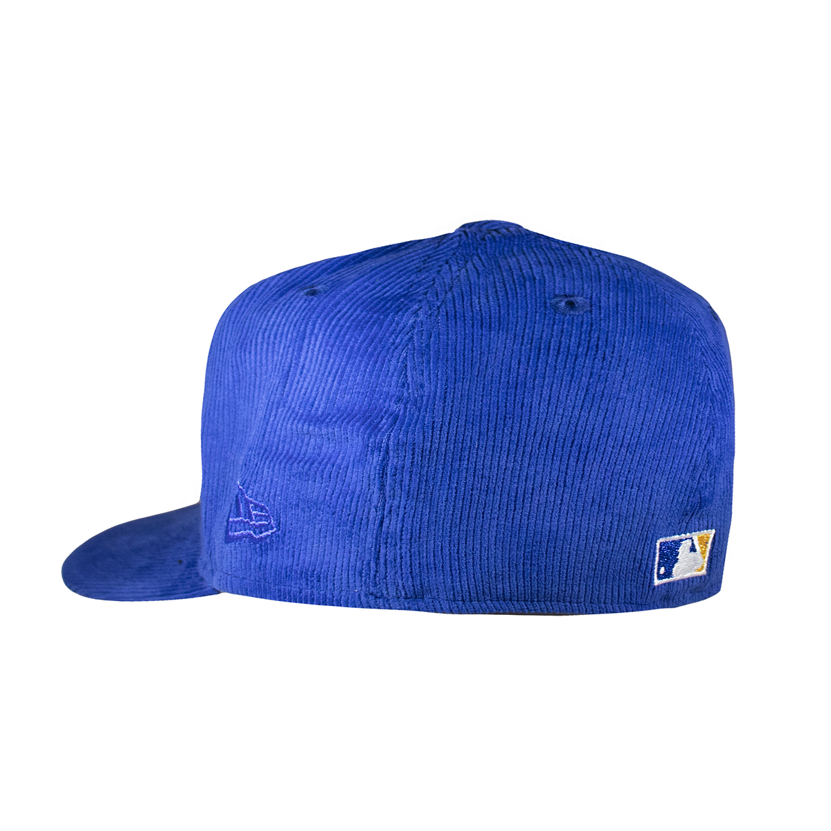 Dodger Bleed Blue Corduroy Hat Los Angeles Dodgers Fitted New Era 59Fifty Fly Ball Blue  main image 3
