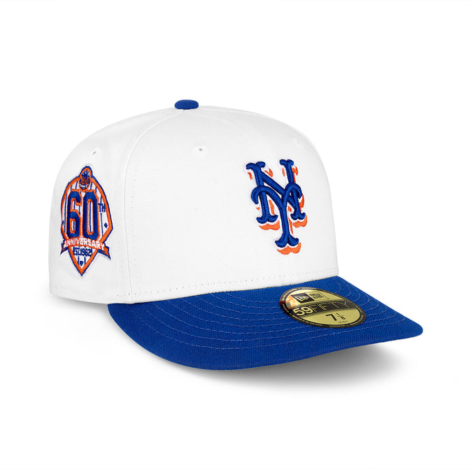 New York Mets Fitted New Era 59FIFTY Royal 60th Anniversary