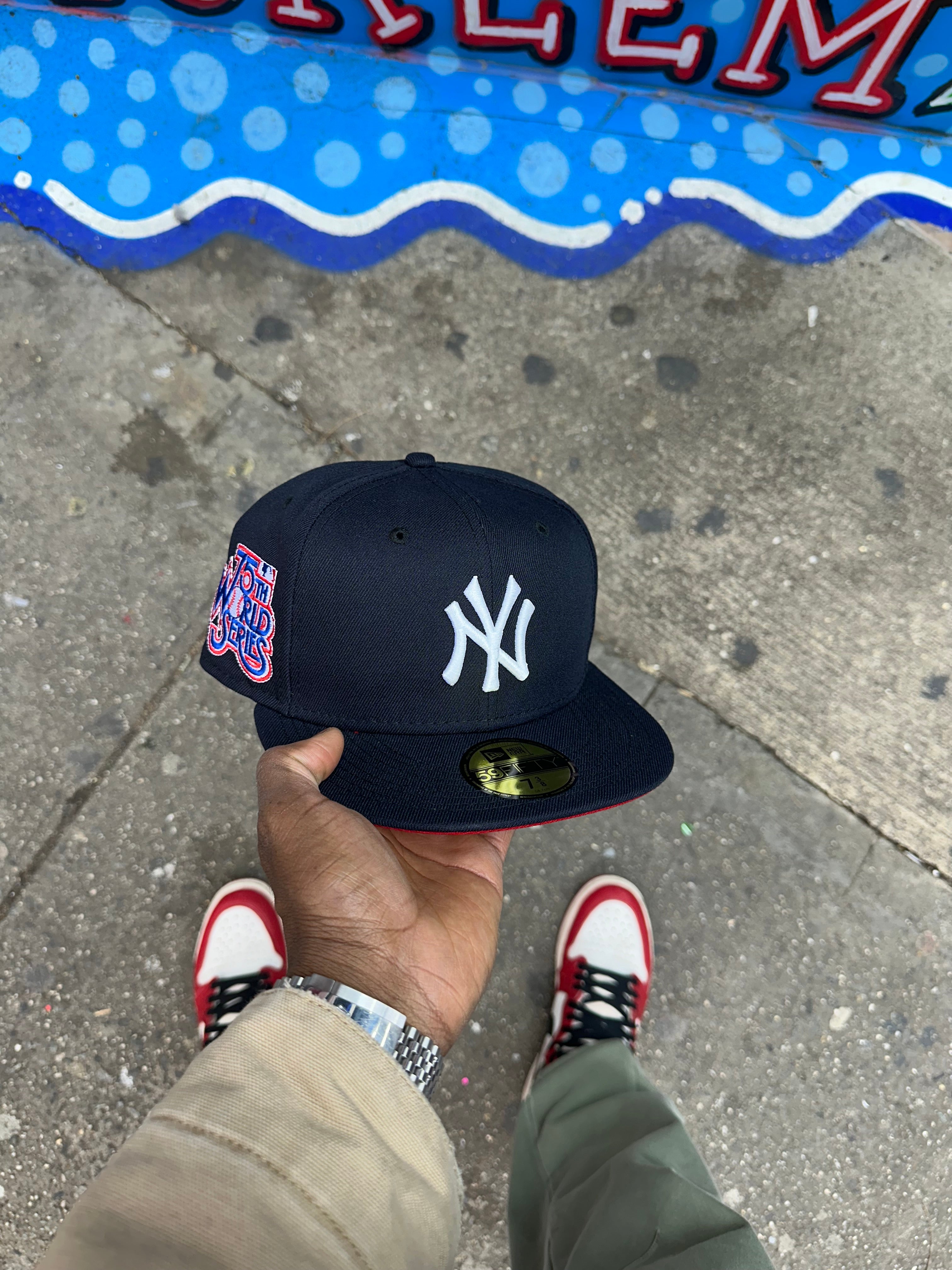New York Yankees All Navy w/ Red UV 75TH World Series – CAP USA NYC