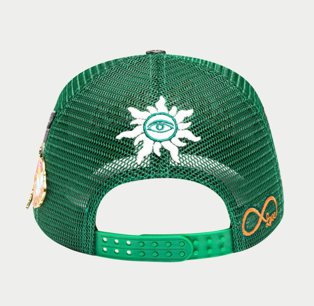 帽子 GODSPEED FOREVER TRUCKER CAP GODSPEED Forever (Green/RED) Trucker Hat – CAP USA NYC