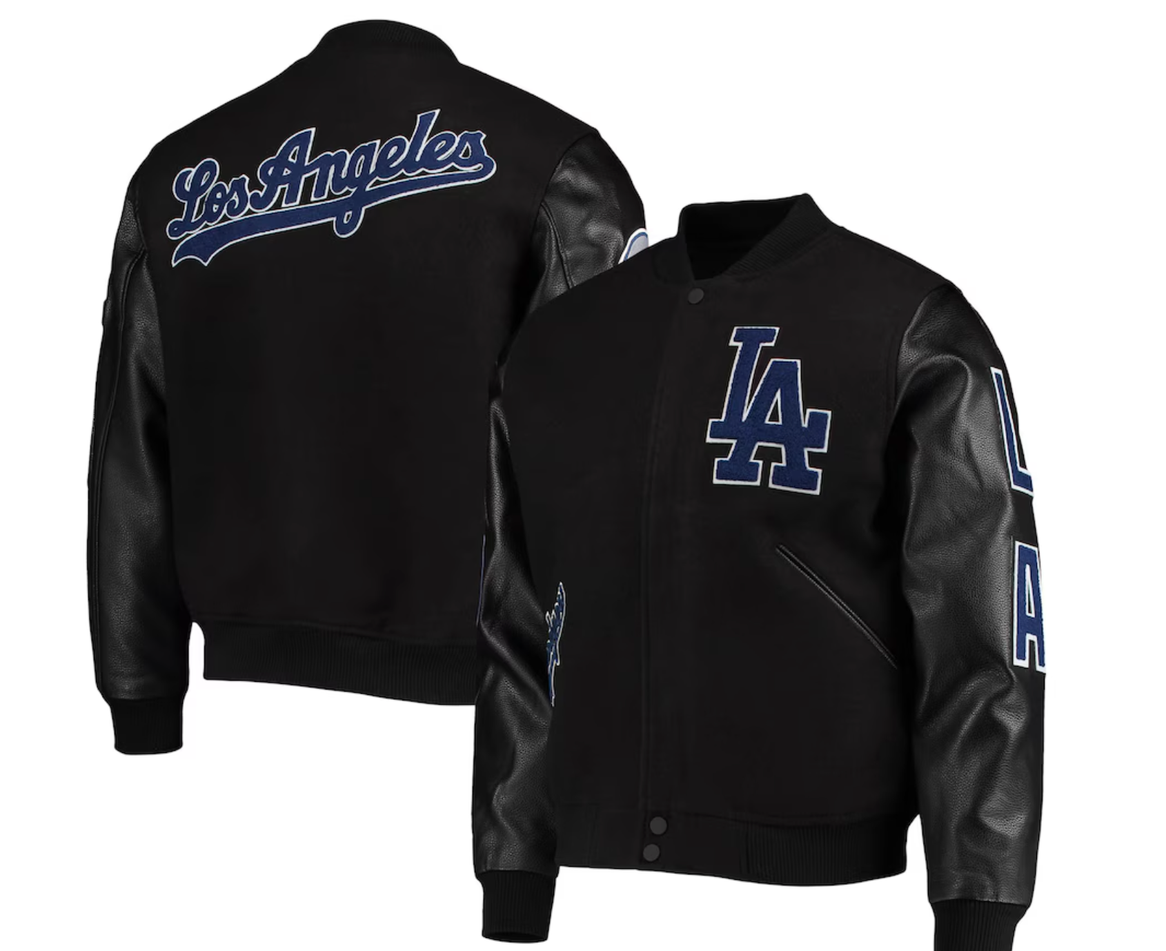 Los Angeles Dodgers Black Varsity Jacket – CAP USA NYC