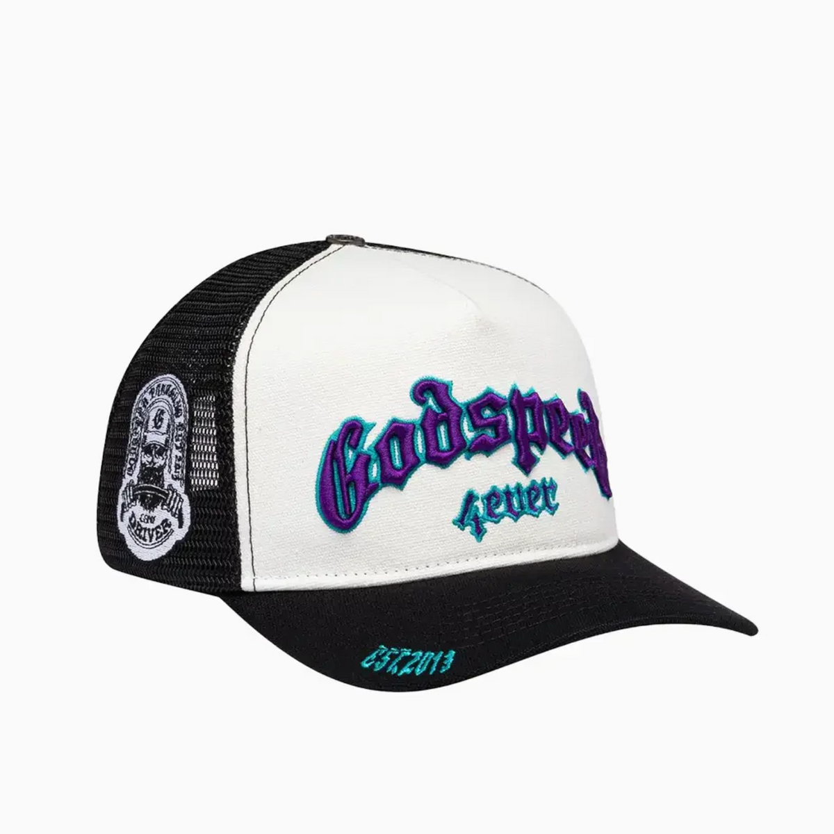GODSPEED Forever Grape White and Black TRUCKER HAT – CAP USA NYC