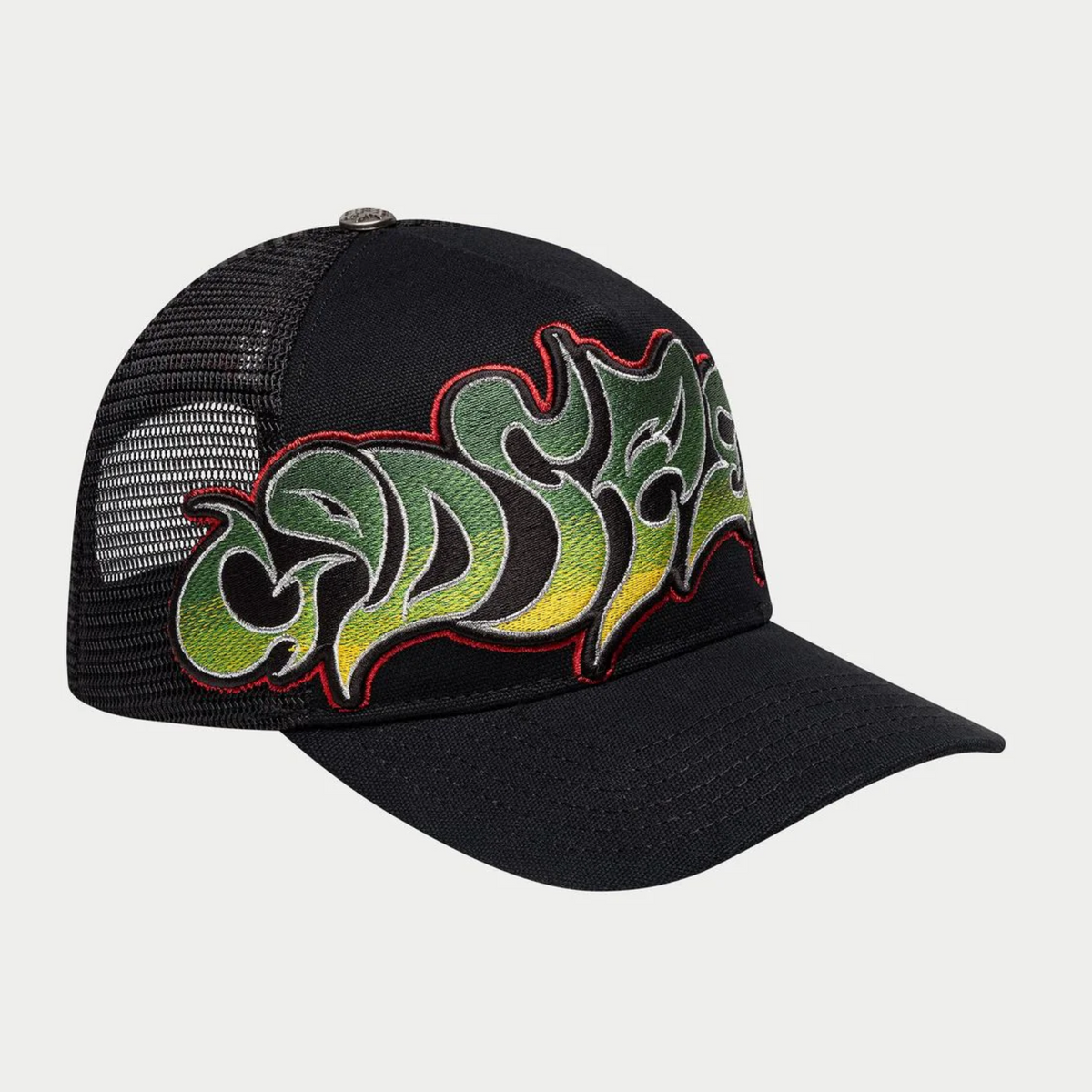 Godspeed 刺繍ロゴ メッシュキャップ GODSPEED Forever Black Graffiti Trucker Snap Back – CAP USA NYC