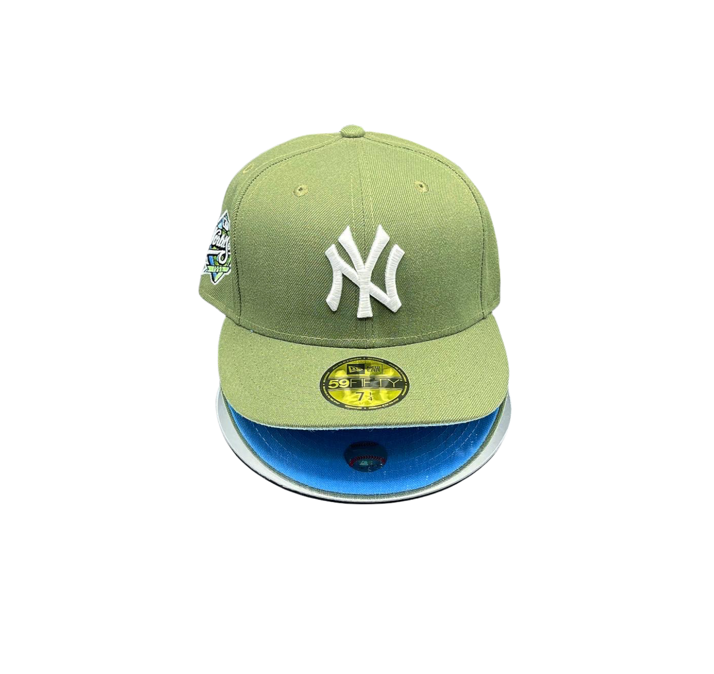 NY. YANKEES OLIVE ICY UV 98 WS CAP USA NYC