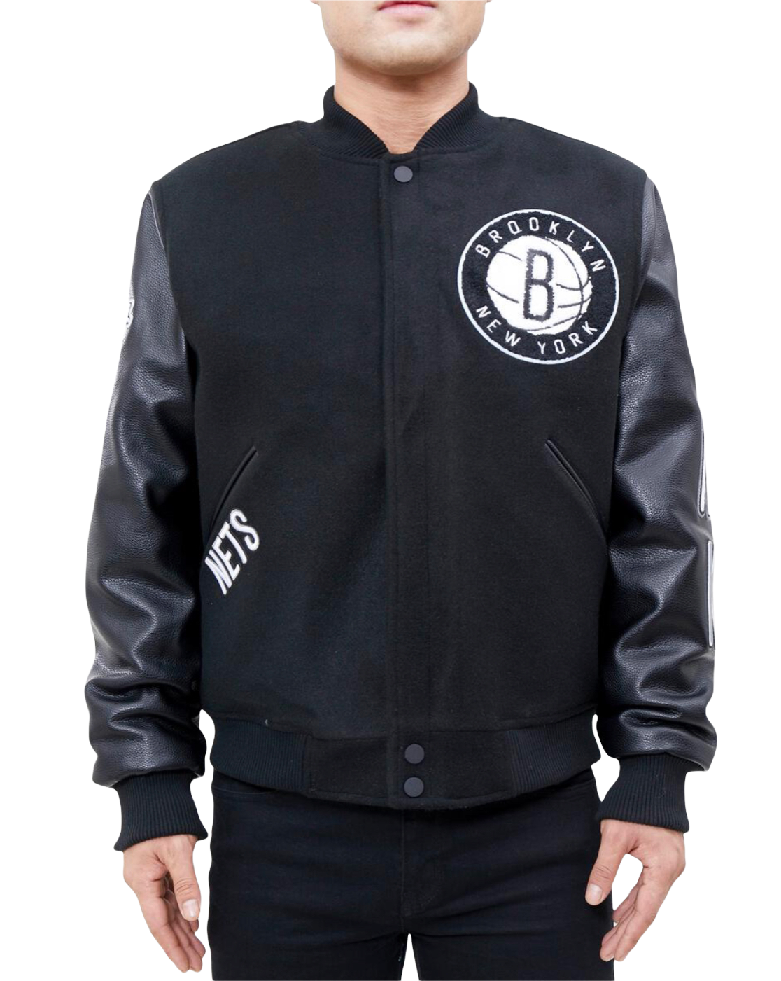 BK. NETS VARSITY JACKET CAP USA NYC