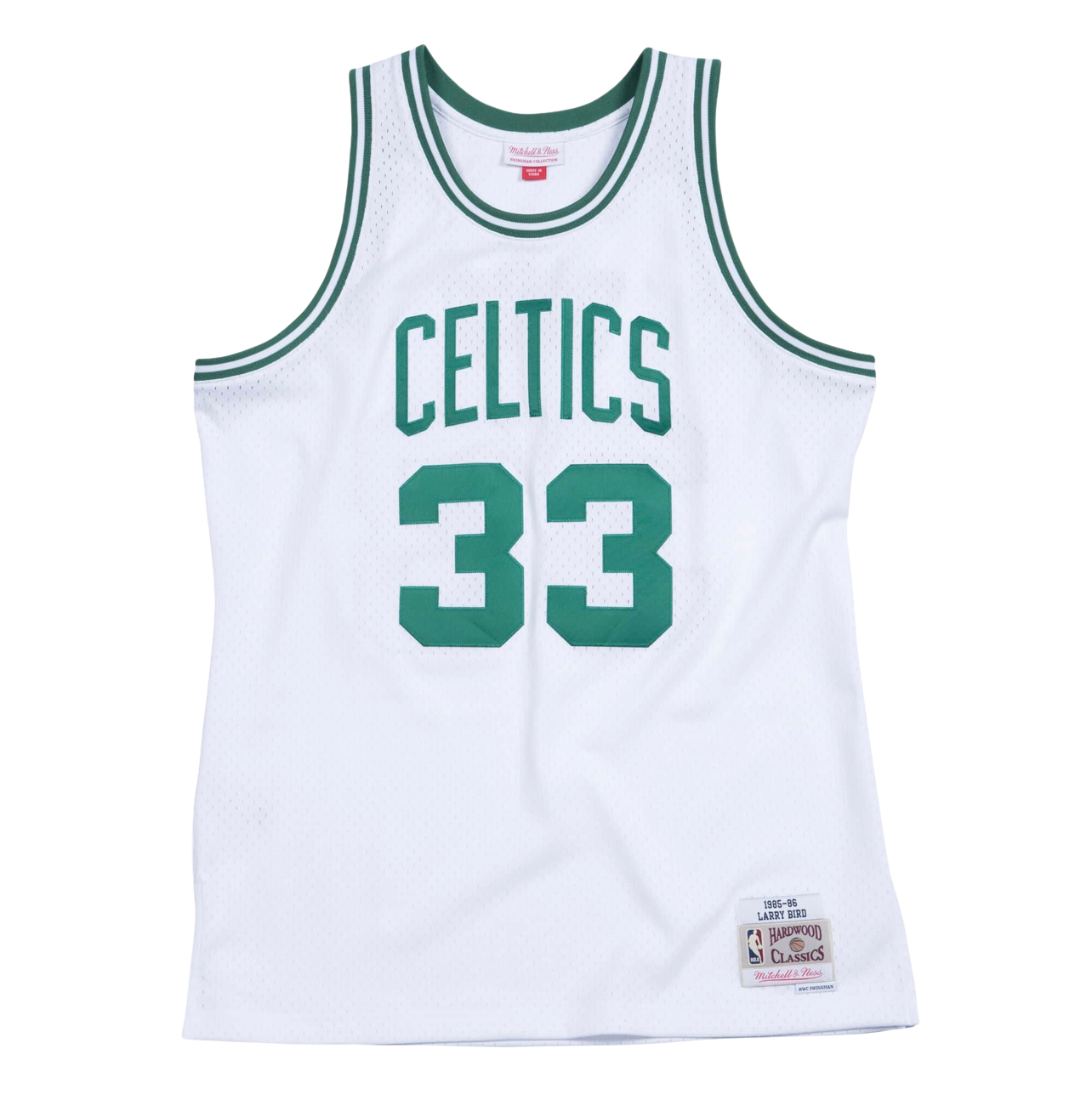 Mitchell Ness Swingman Larry Bird Boston Celtics NBA 1985 86 Jersey White S