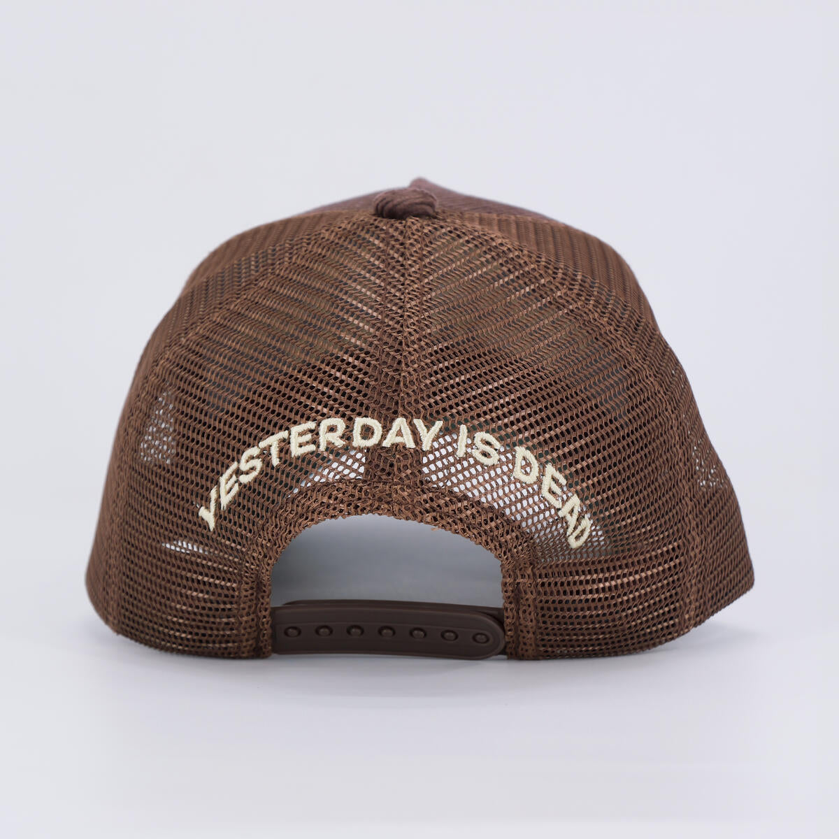 Forgive Yourself For Yesterday Mocha Corduroy Trucker