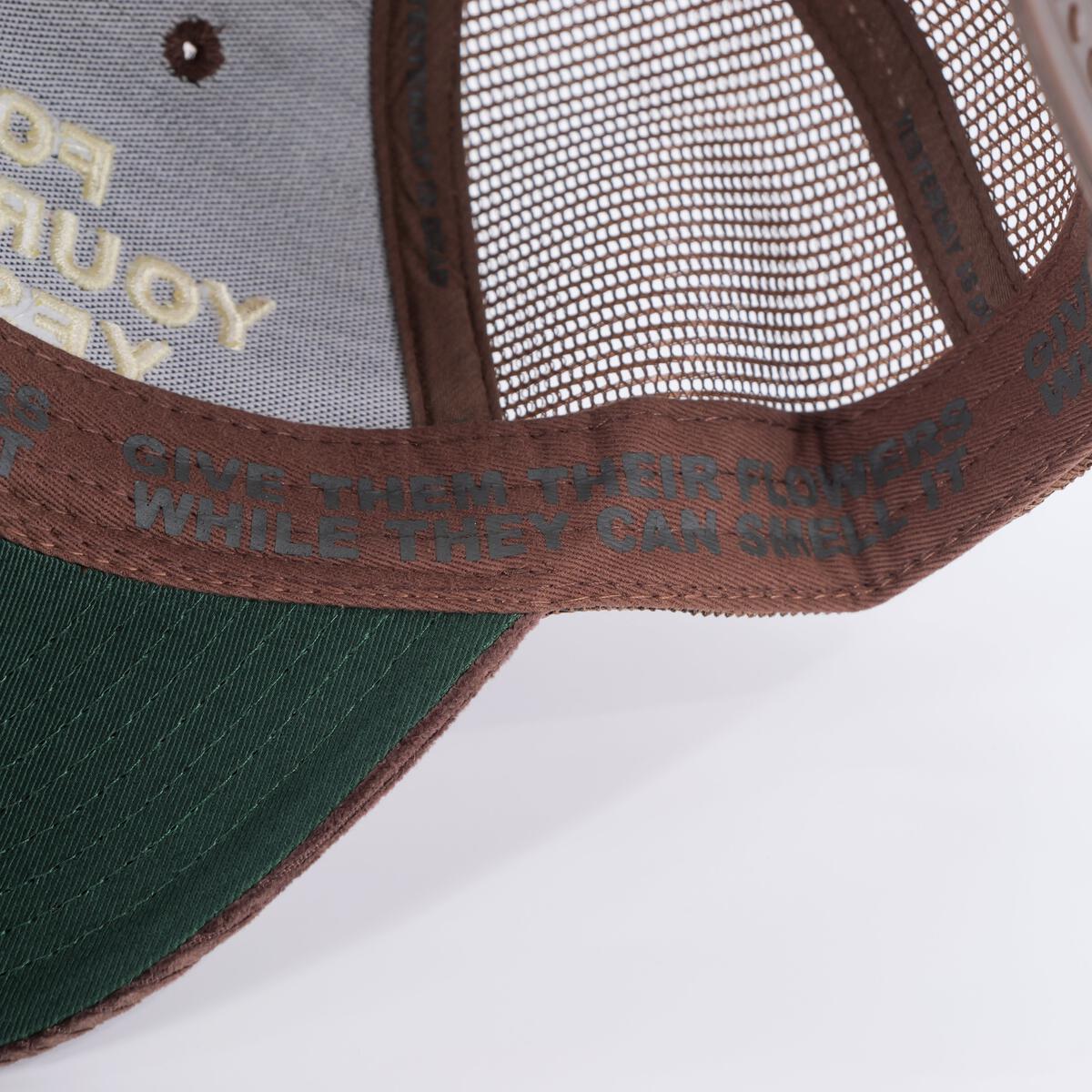 Forgive Yourself For Yesterday Mocha Corduroy Trucker