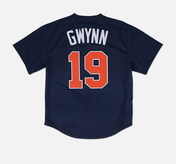 San Diego Padres All Navy Blue Jersey Tony Gwyyn 19