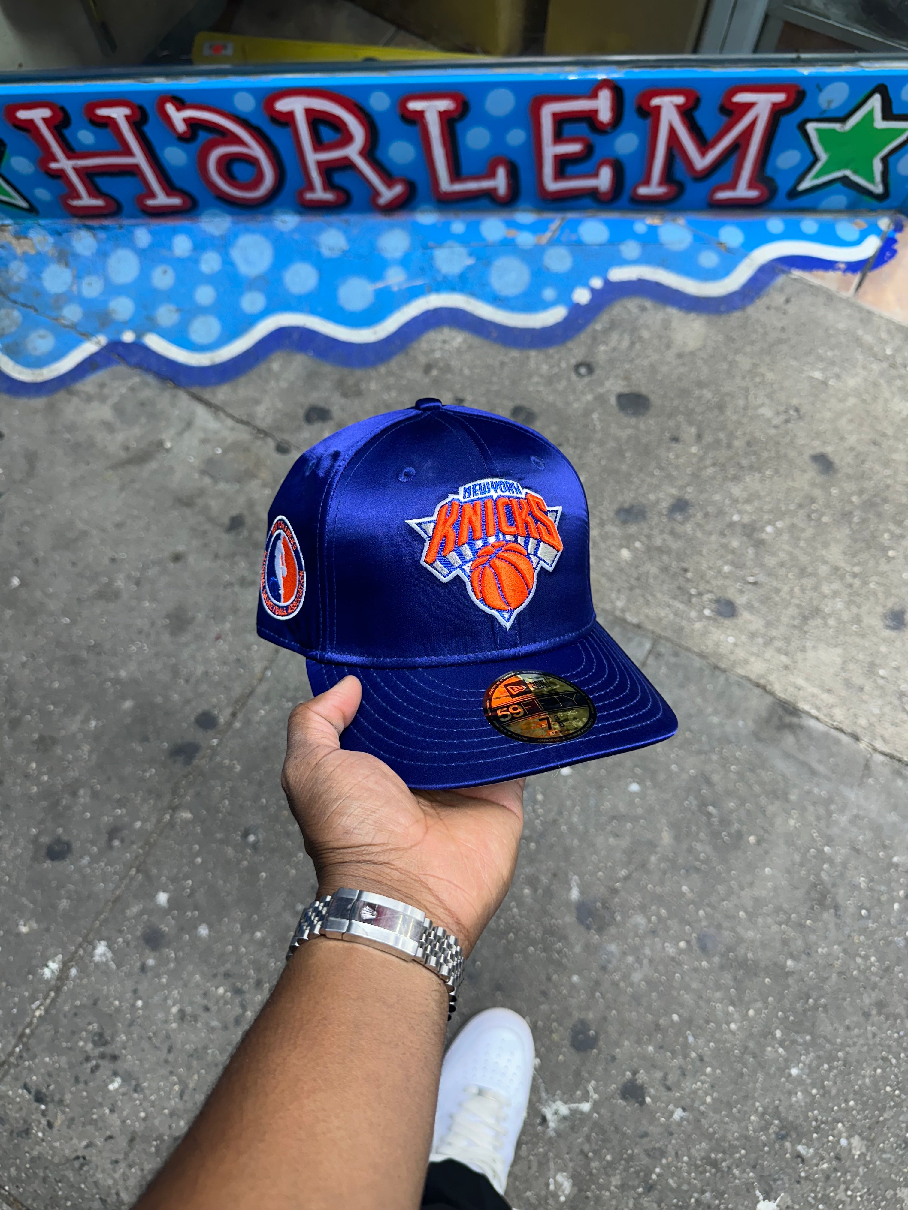 New York Knicks All Satin Royal Blue