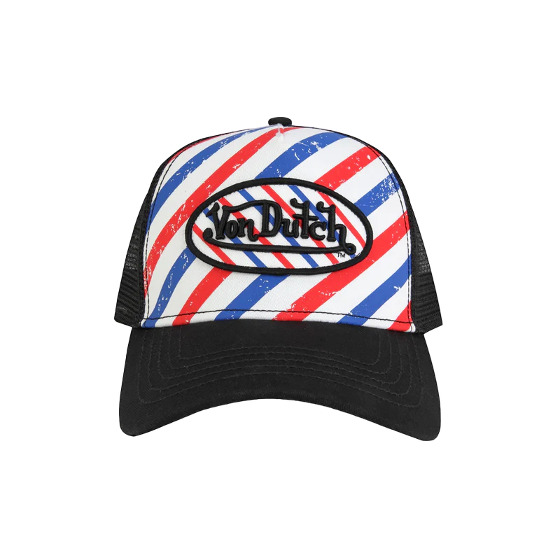 Von Dutch Barbershop Stripe Trucker