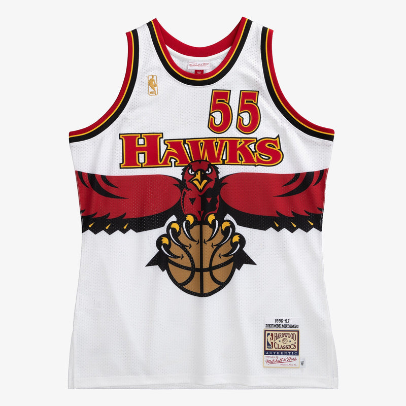 Atlanta Hawks White Mutombo Jersey