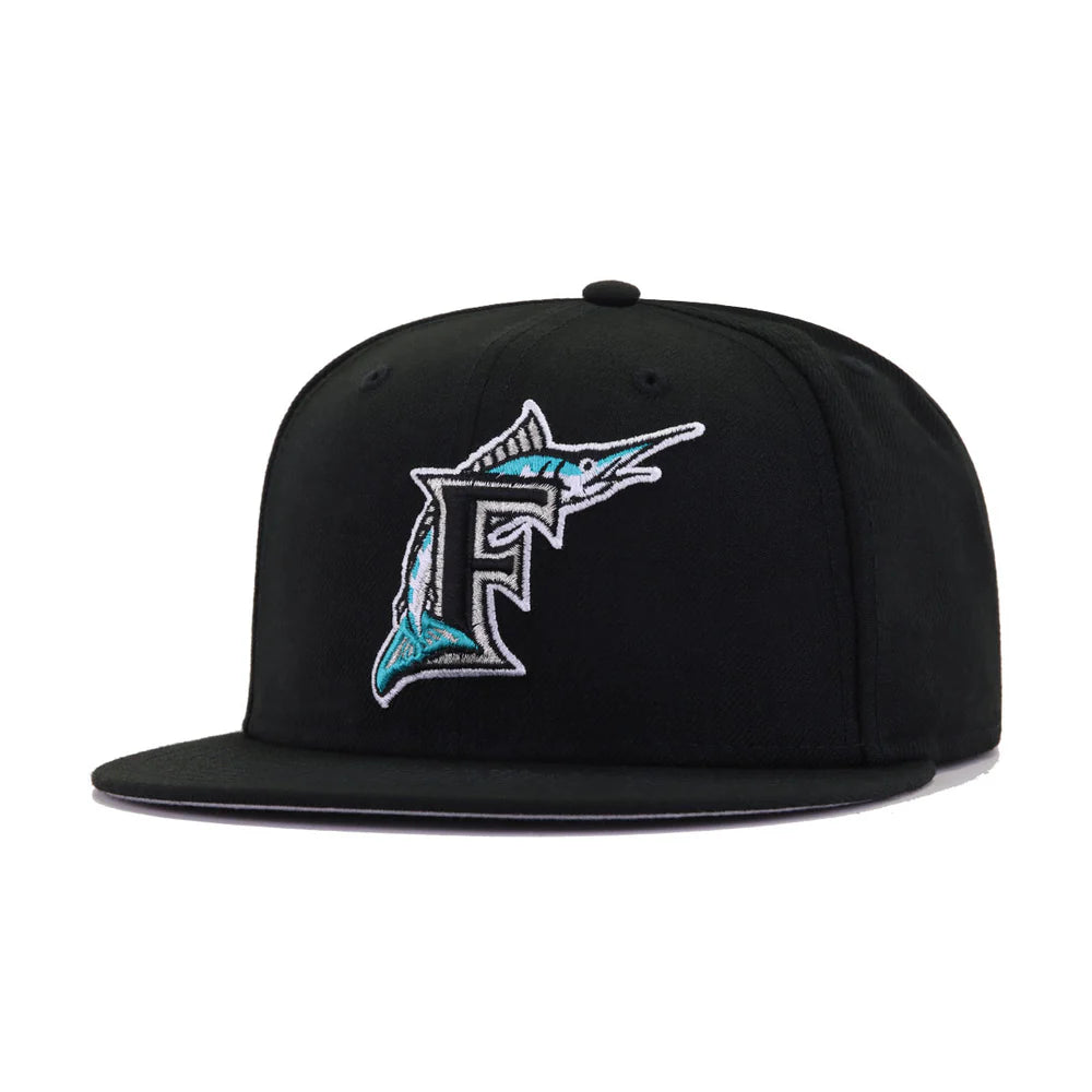 Florida Marlins All Black No patch Grey UV