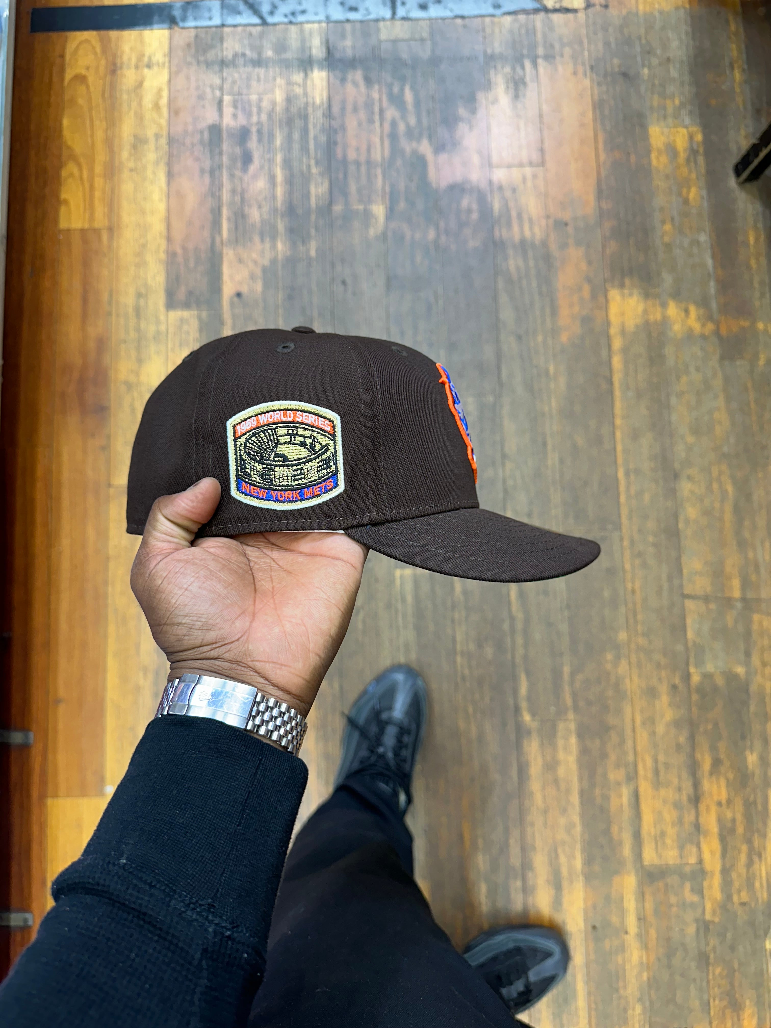 New York Mets "MR MET" All Dark Burnt Brown 1969