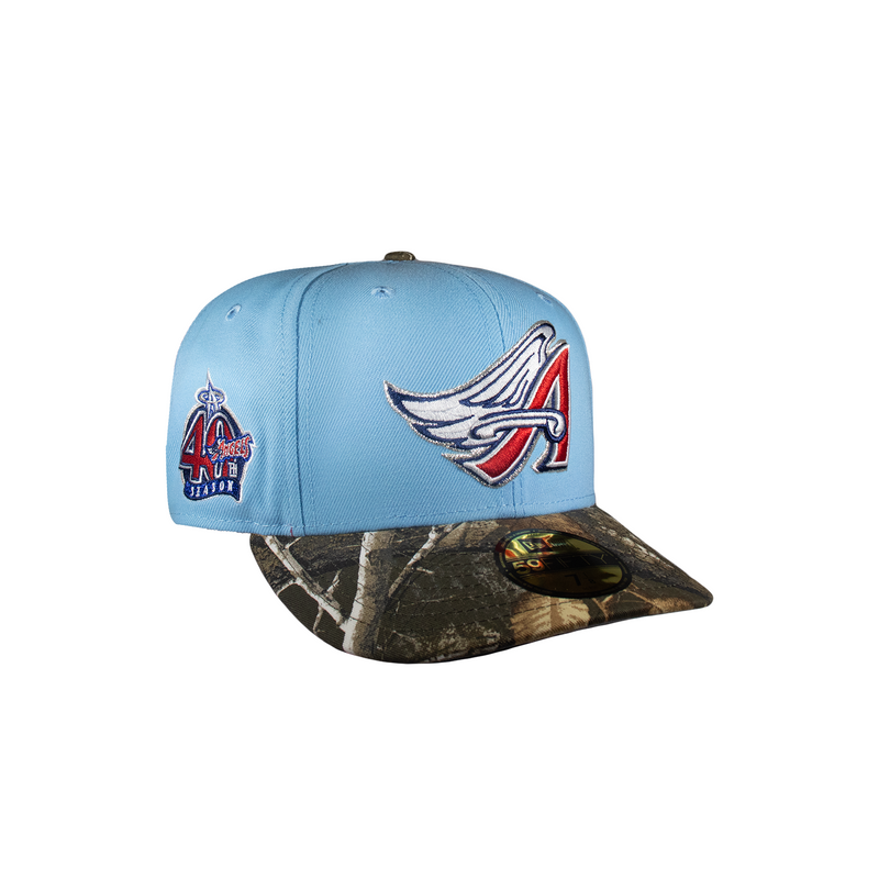 Anaheim Angels Sky Blue & Real Tree 40Th Anniversary