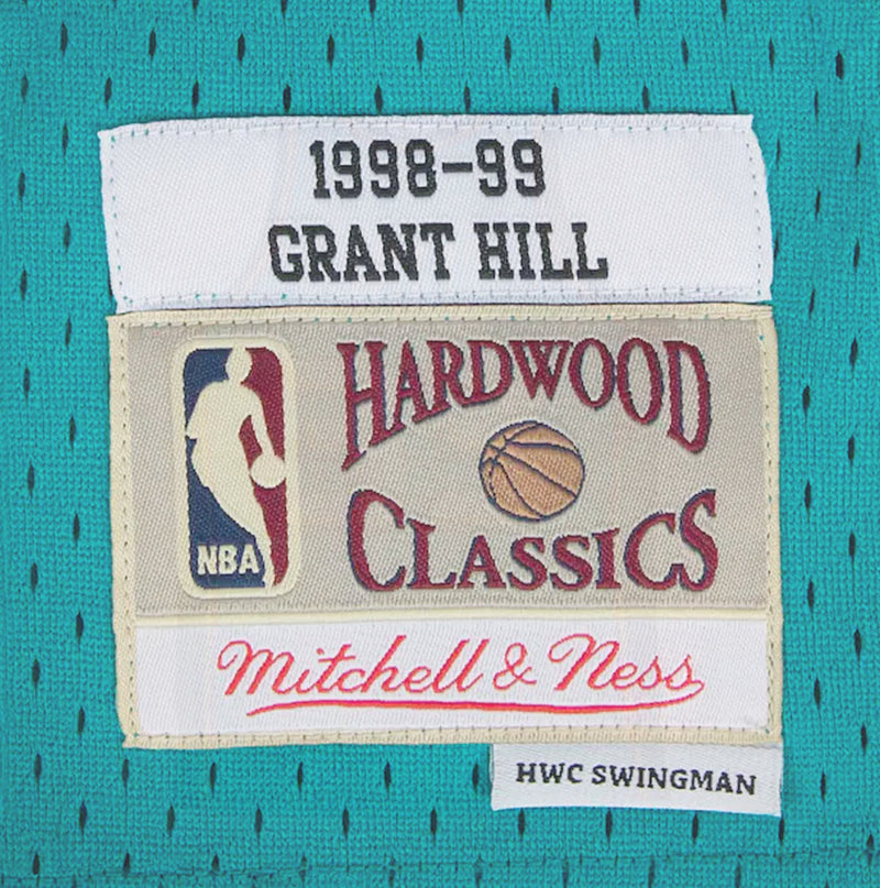 DETROIT PISTONS Teal GRANT Hill Jersey