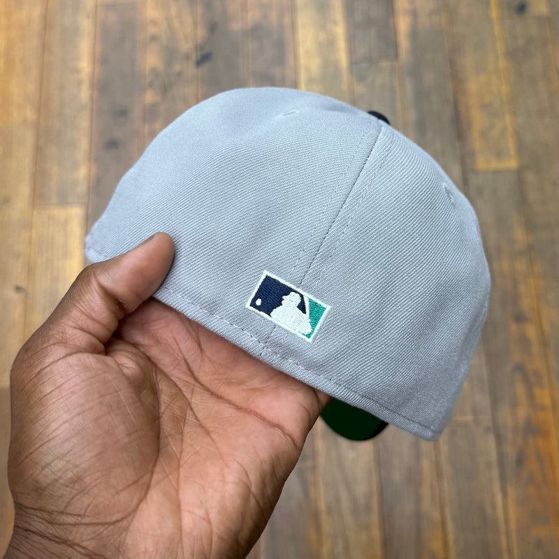 Seattle Mariners Grey & Navy Blue Font 40Th Anniversary