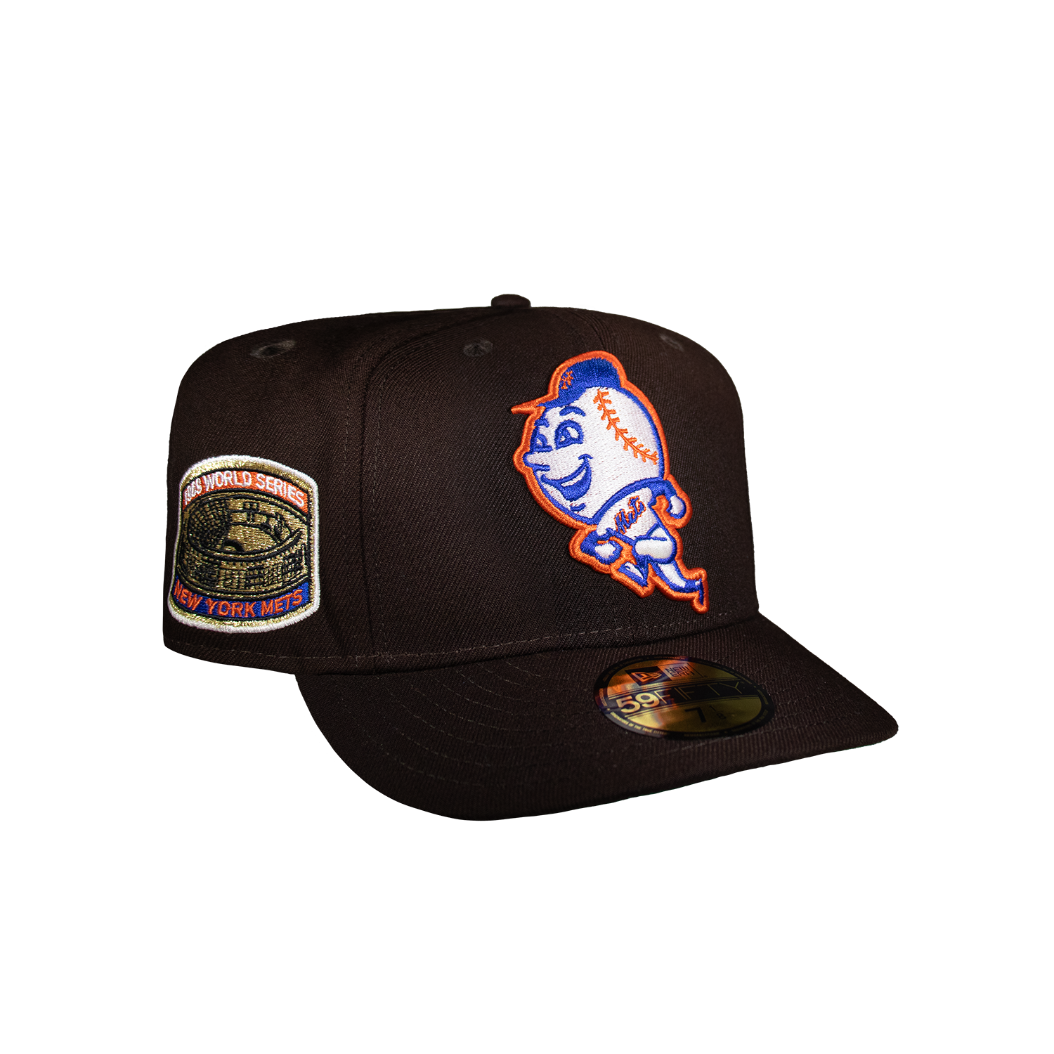 New York Mets "MR MET" All Dark Burnt Brown 1969