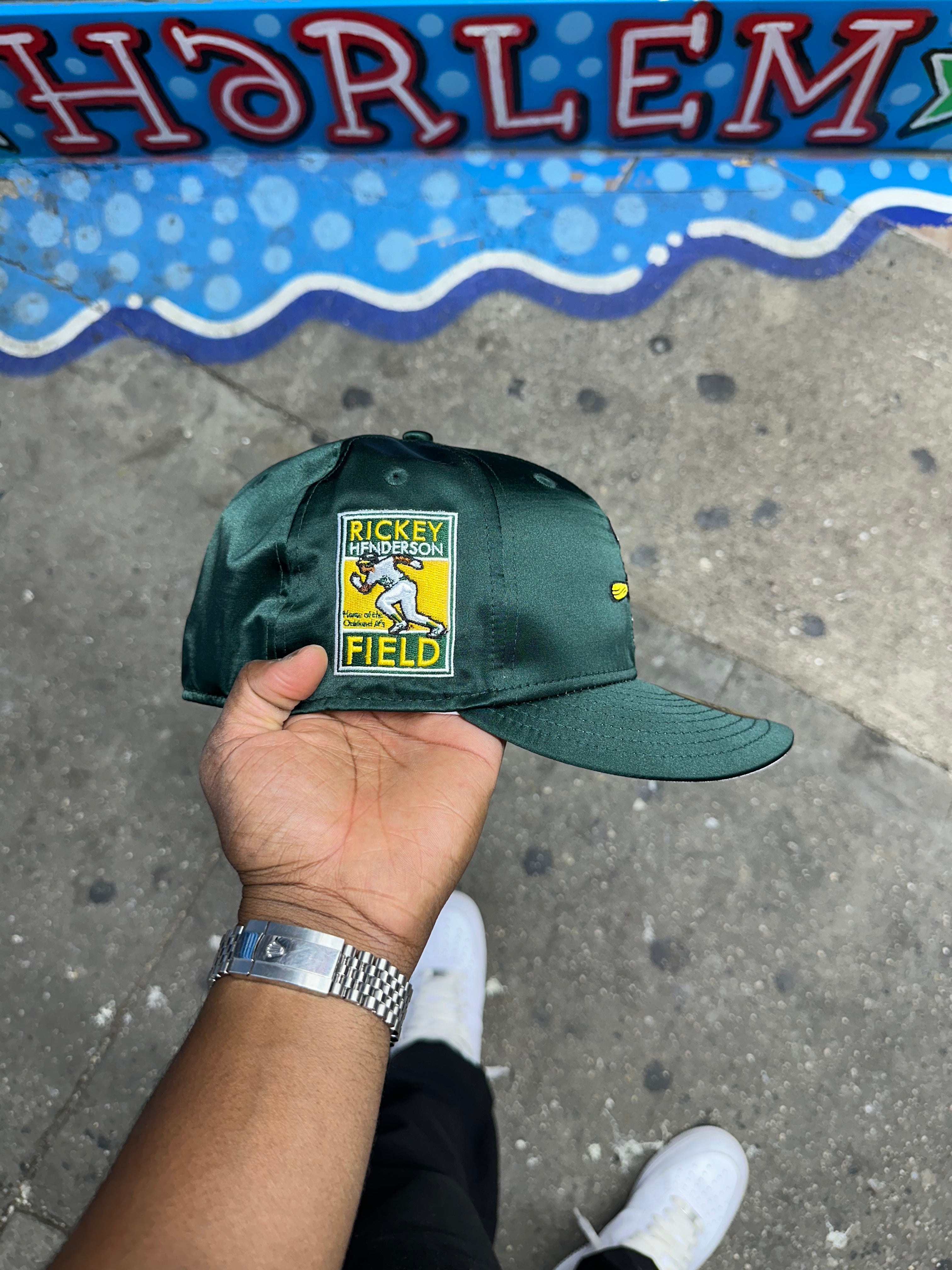 Oakland Athletics All Dark Green Satin Mascot RHF