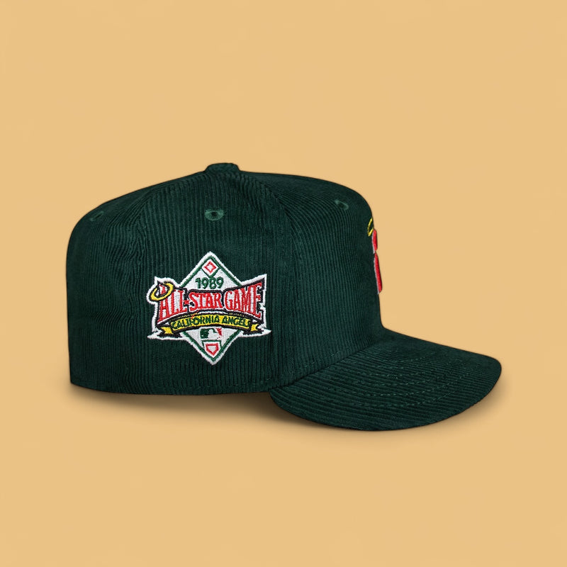 California Angels Dark Green Corduroy 1989 All Star Game