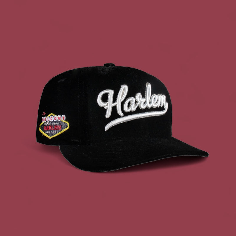 All Black Velvet Harlem 5950 Fitted