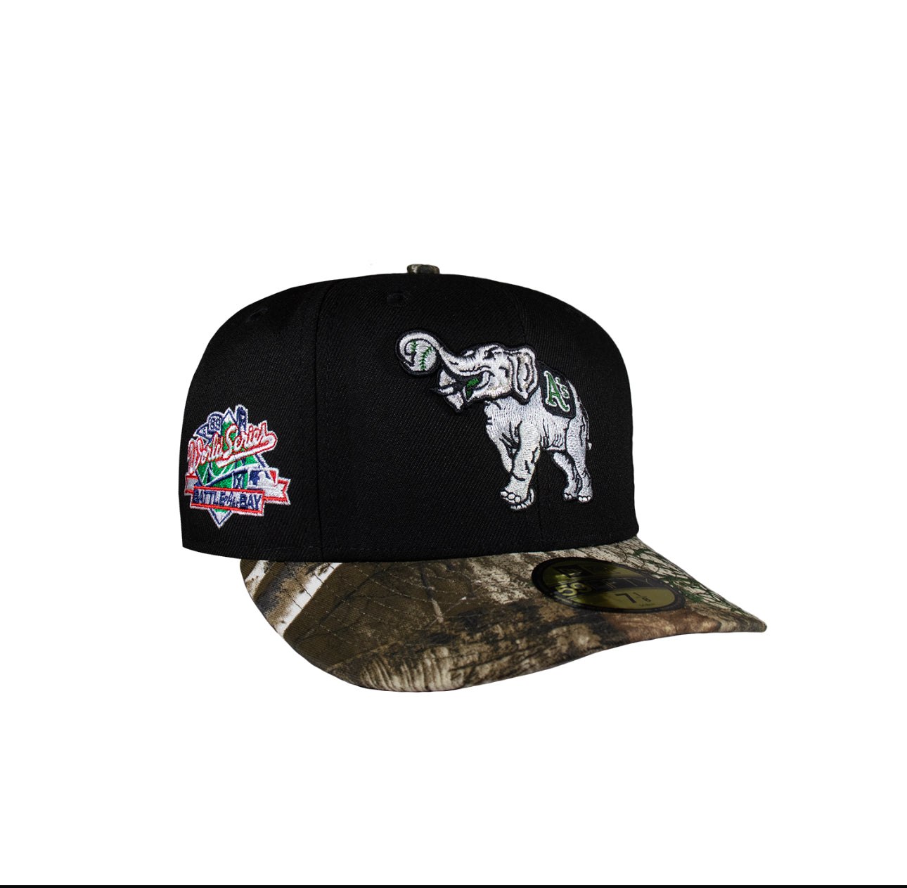 Oakland Athletics Black w/ Stomper and Real Tree 1989 Battle of The Bay