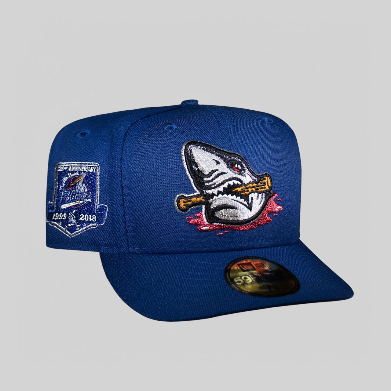 Myrtle Beach Pelicans Songbird Blue 20th anniversary Grey uv – CAP