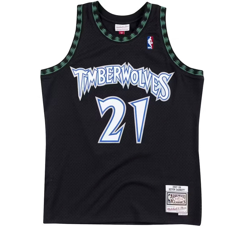 Minnesota Timberwolves Black 03 Garnett Jersey