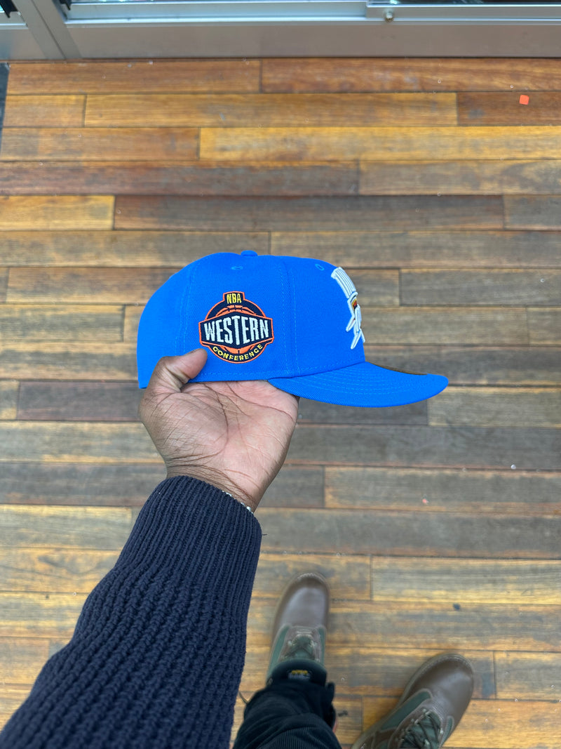 Oklahoma City Thunder Light Blue Fitted Western Conference