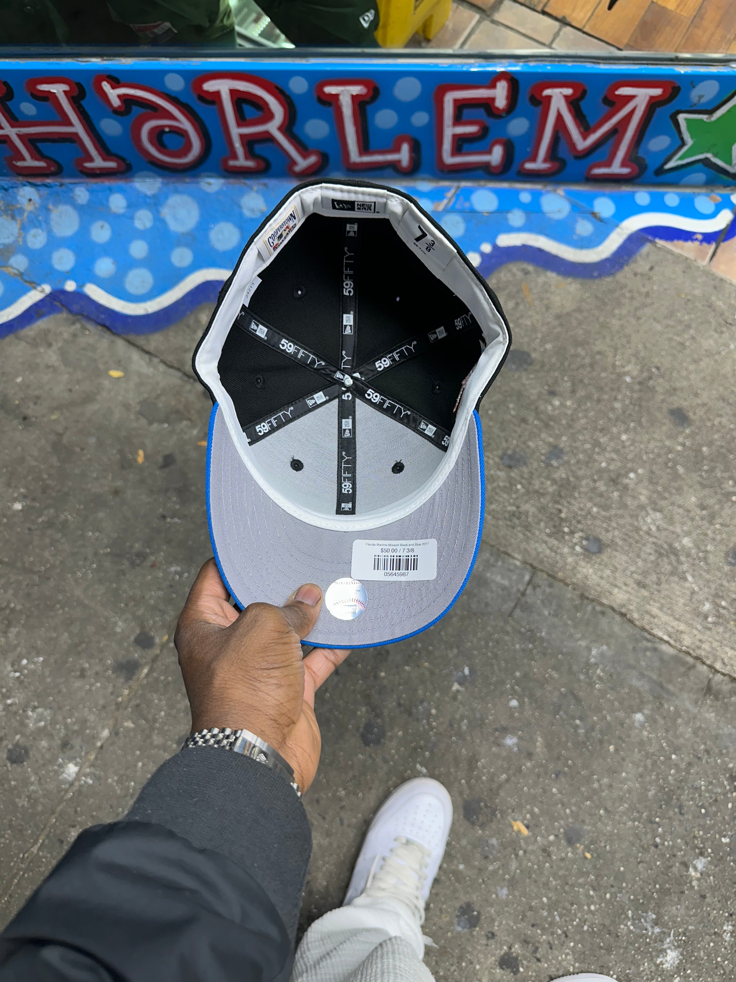 Florida Marlins Mascot Black and Blue 2017