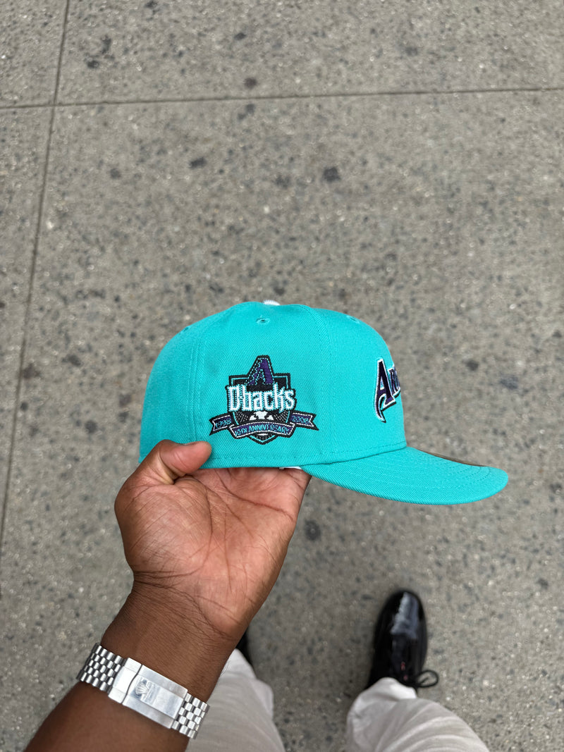 Arizona Diamond Backs All Teal Purple Logo Lavender UV