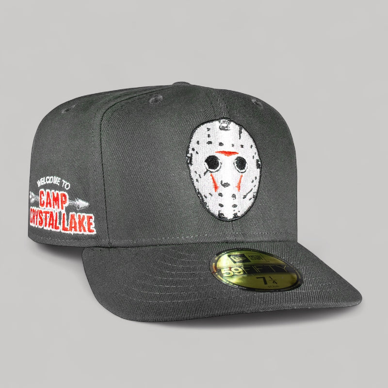Jason Friday The 13Th All Dark Grey 5950 Fitted