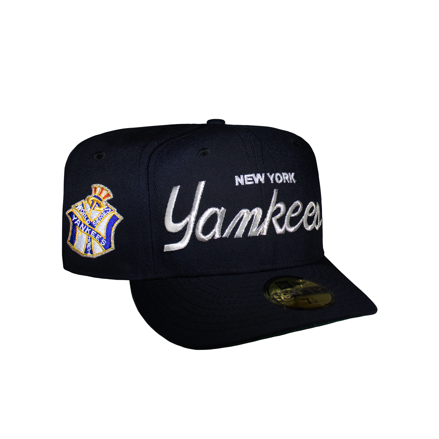 New York Yankees Silver Script Logo 1951 World Series