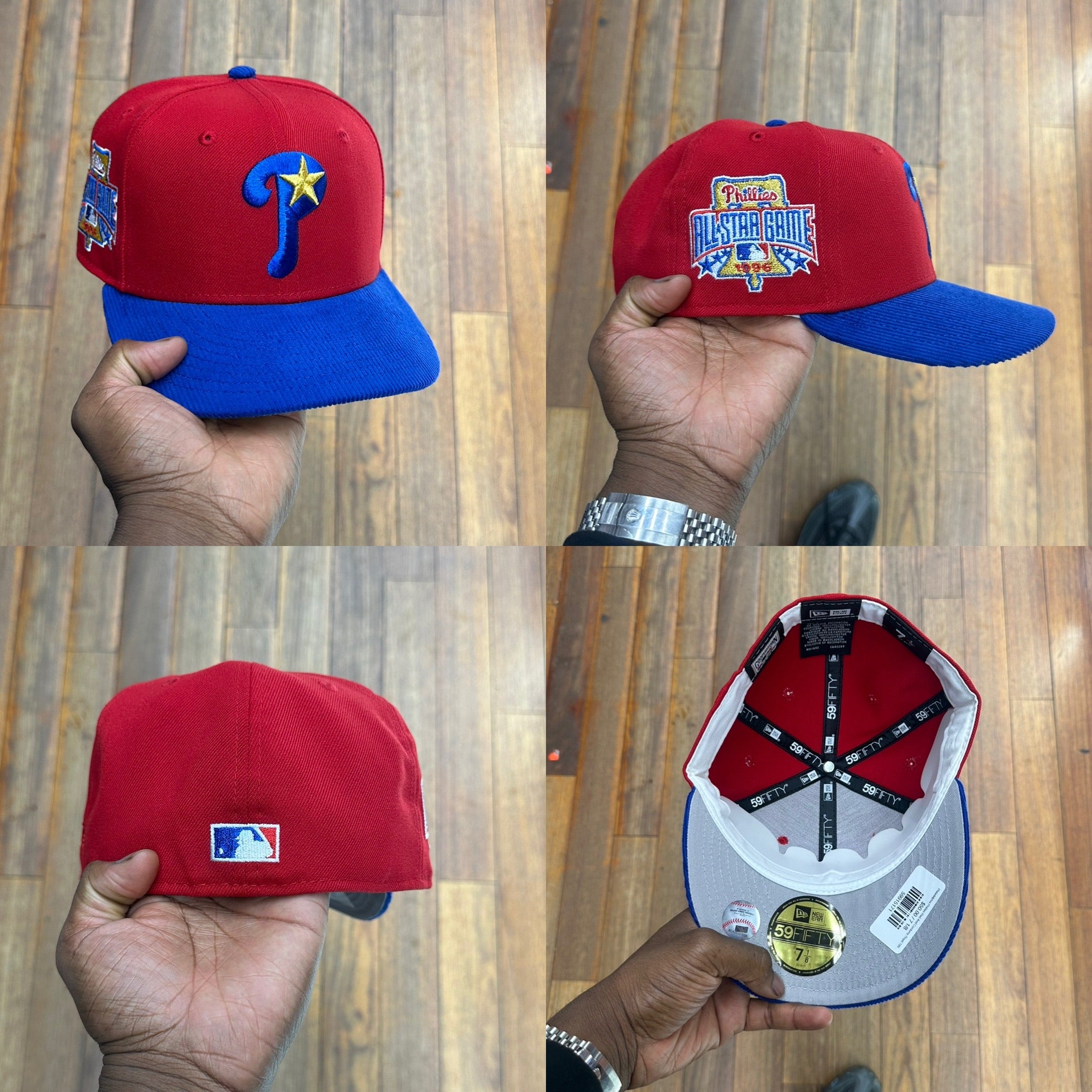 Philadelphia Phillies Red And Corduroy Royal 1996 ASG