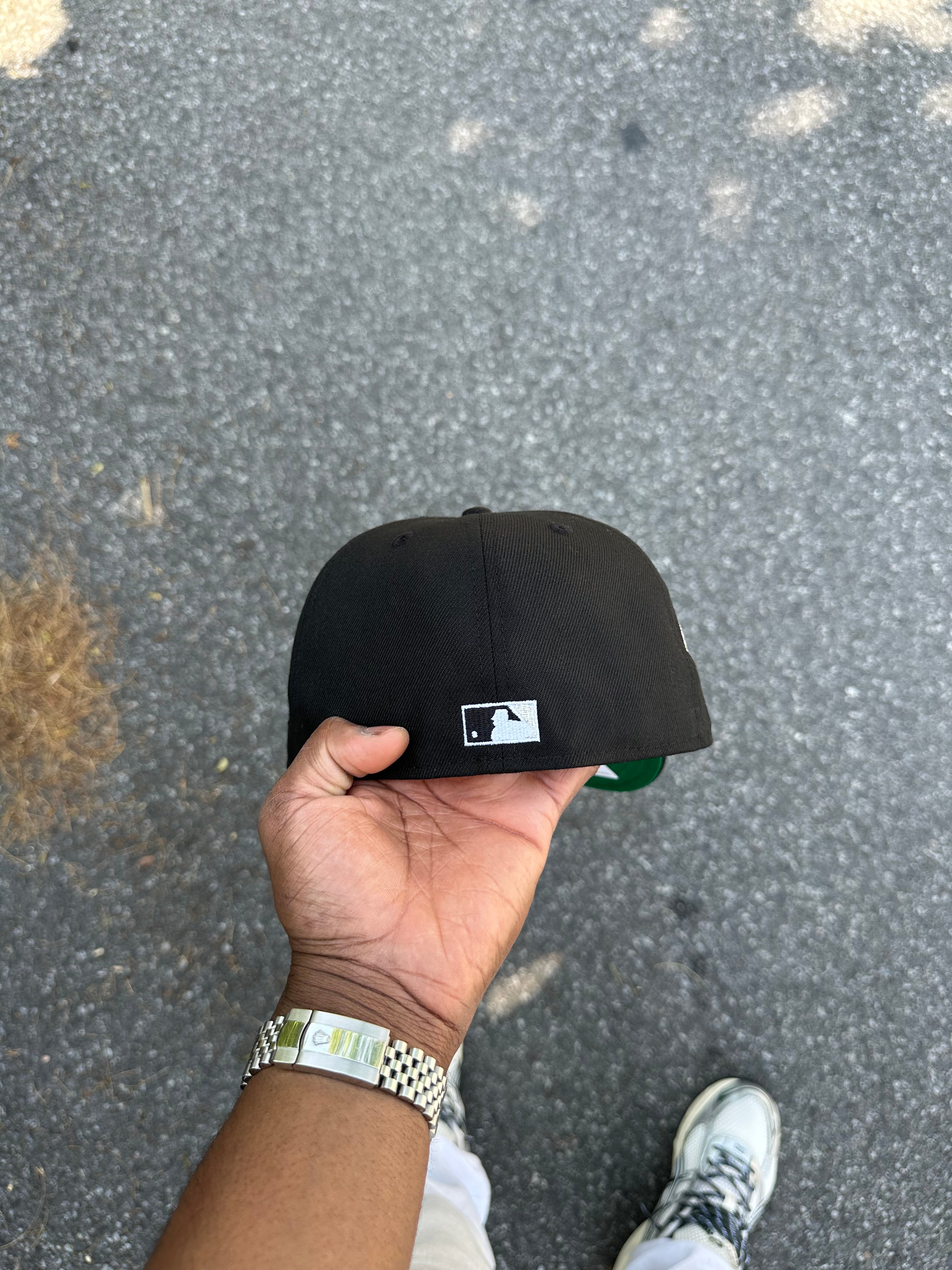 Chicago White Sox w/ "C" Logo All Black 75 Years Anniversary