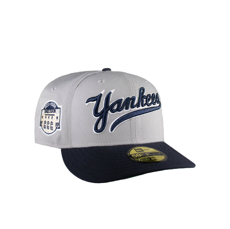 New York Yankees Grey & Navy Blue Script Logo