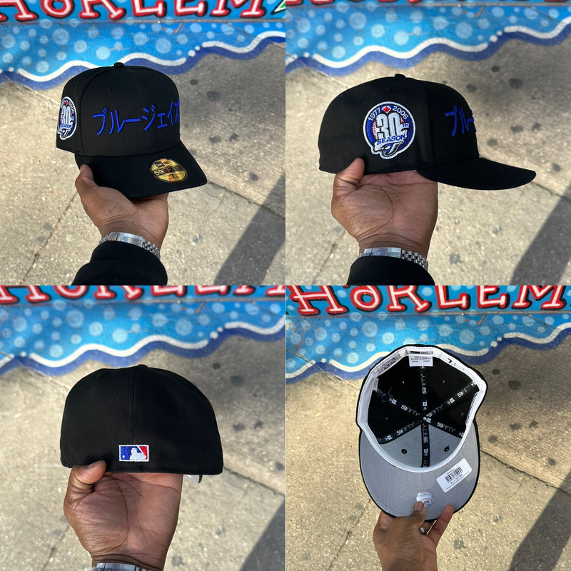 Toronto Blue Jays All Black Katakana Japanese 30Th