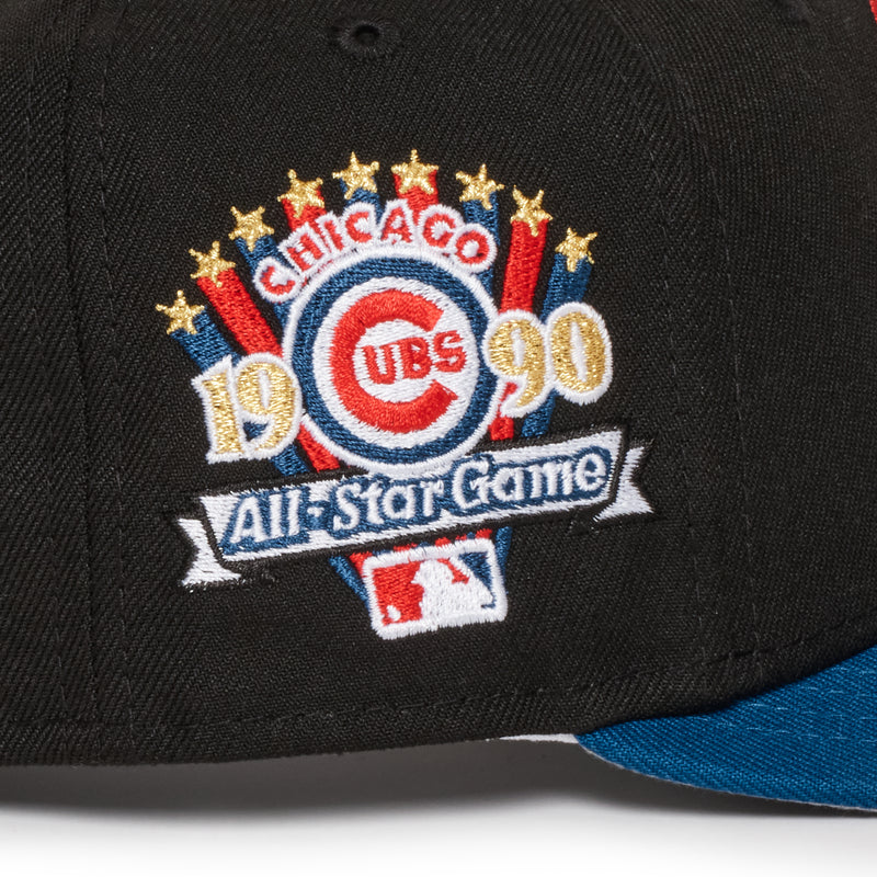 Chicago Cubs Black & Seashore Blue 1990 All Star Game Grey uv