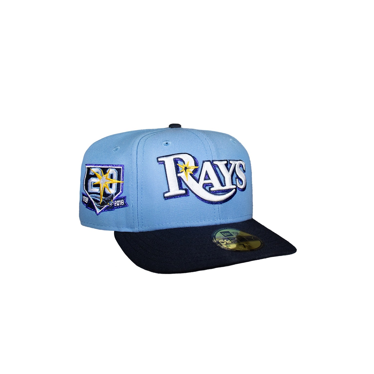 Tampa Bay Rays Sky Blue and Navy 20Th