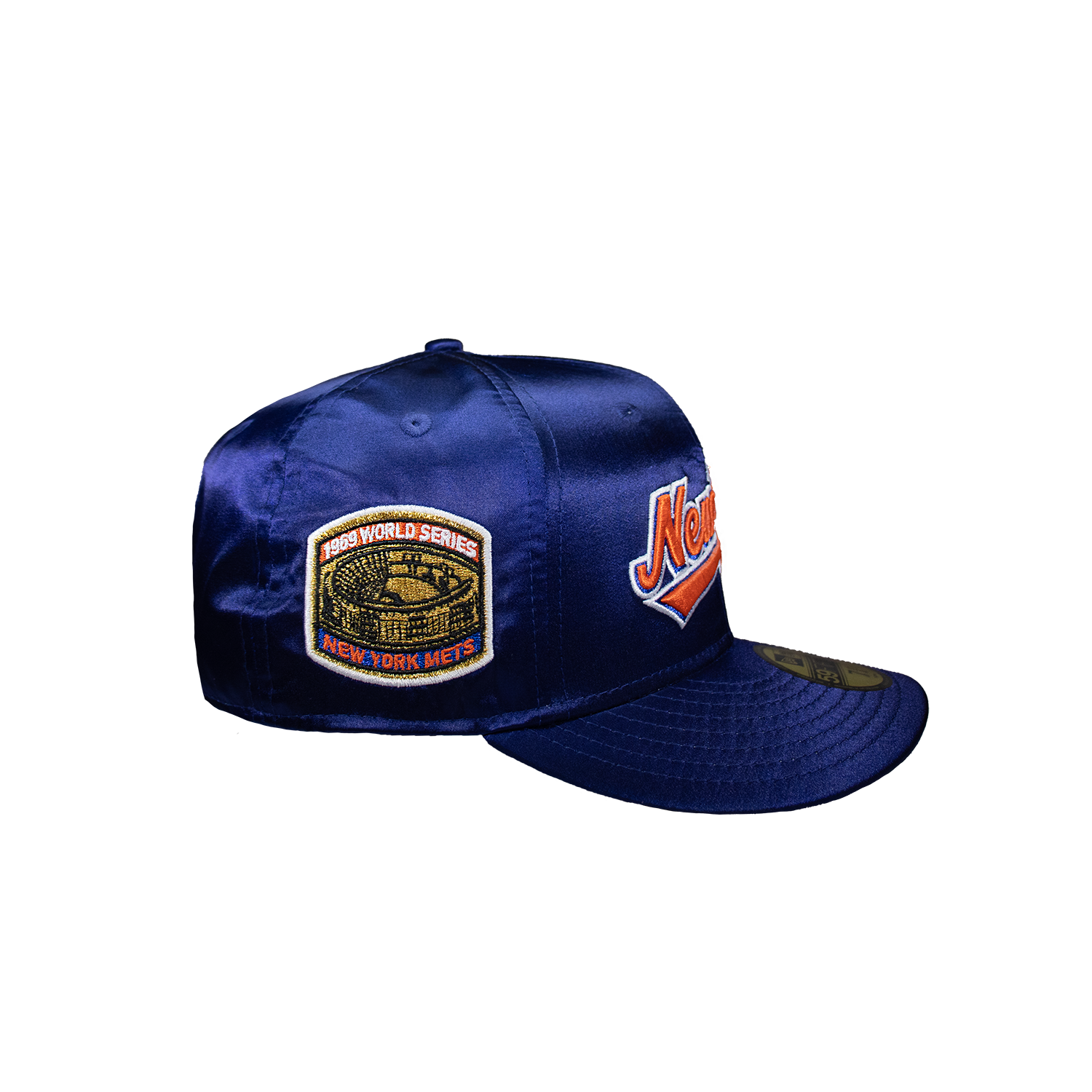 New York Mets Script All Satin Royal Blue 50Th Anniversary