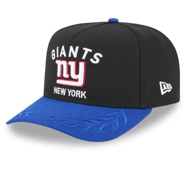 New York Giants Black NFL25 DRAFT 950 AFrame Snap Back – CAP USA NYC